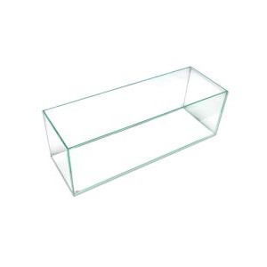 12 GALLON BOOKSHELF RIMLESS TANK - LOW IRON GLASS - MR. AQUA