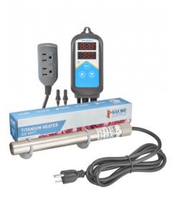 200W TITANIUM AQUARIUM HEATER SYSTEM - WIFI - BULK REEF SUPPLY