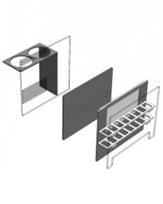 20 GALLON LONG SUMP BAFFLE KIT - FIJI CUBE