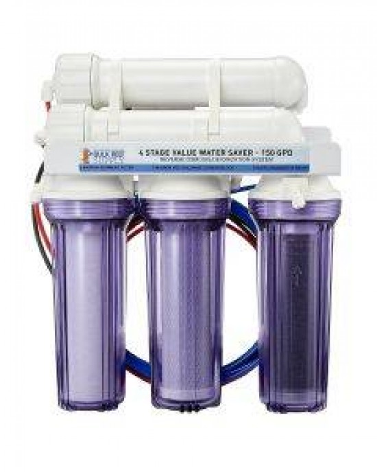4 STAGE VALUE 150GPD WATER SAVER RO/DI SYSTEM - BULK REEF SUPPLY