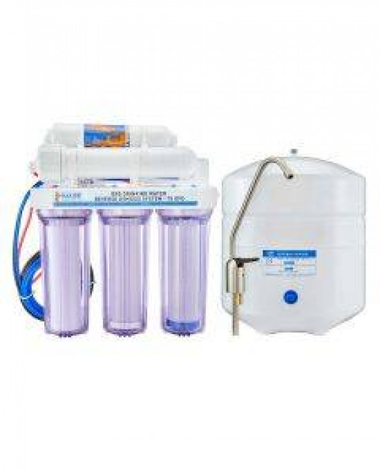 5 STAGE 75GPD DRINKING WATER RO SYSTEM WITH NICKEL FAUCET - BULK REEF SUPPLY