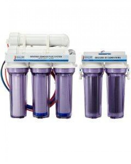 6 STAGE DELUXE PLUS 150 GPD WATER SAVER RO/DI SYSTEM - BULK REEF SUPPLY