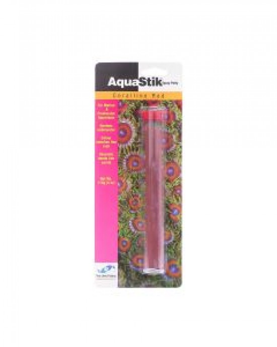 AQUASTIK UNDERWATER EPOXY PUTTY - CORALLINE RED - TWO LITTLE FISHIES