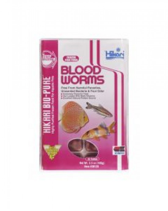 BIO-PURE FROZEN BLOOD WORMS - HIKARI