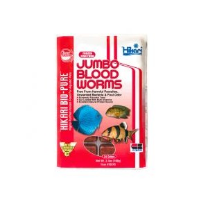 BIO-PURE FROZEN JUMBO BLOOD WORMS - HIKARI