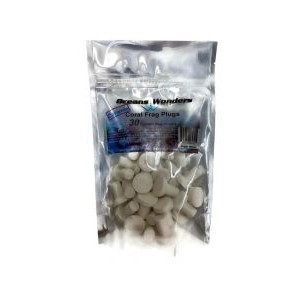 BRIGHT WHITE CERAMIC CORAL FRAG PLUGS - OCEANS WONDERS