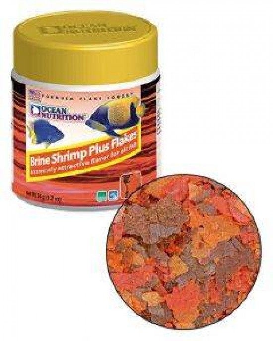 BRINE SHRIMP PLUS FLAKE 1 OZ. - OCEAN NUTRITION