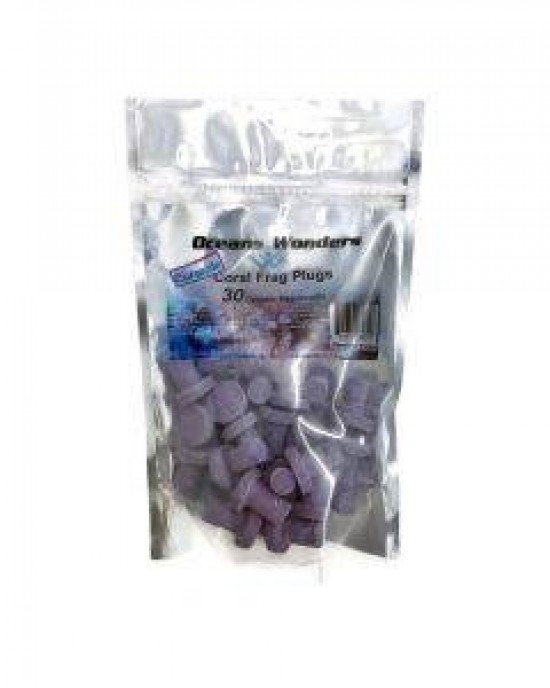 CORALLINE PURPLE CERAMIC CORAL FRAG PLUGS - OCEANS WONDERS