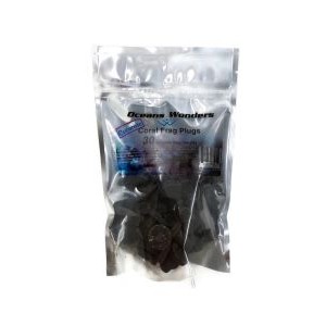 HAWAIIAN BLACK CERAMIC CORAL FRAG PLUGS - OCEANS WONDERS