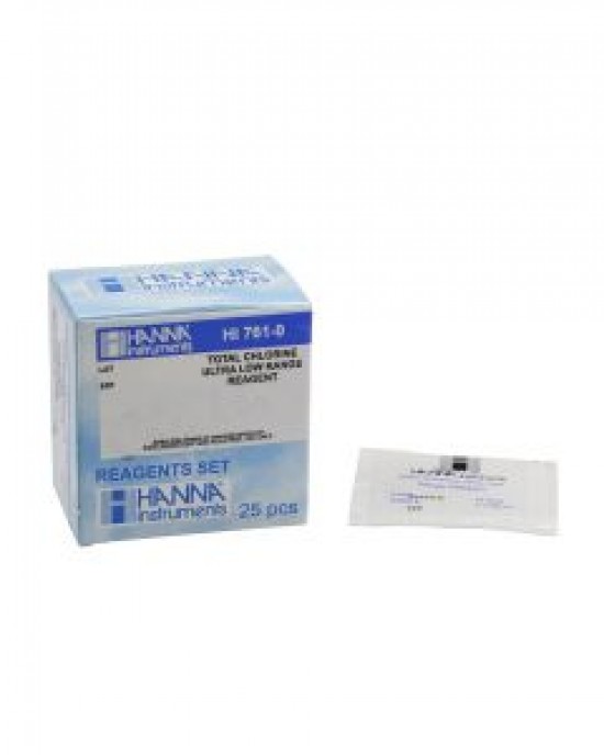 HI761-25 TOTAL CHLORINE ULR REAGENTS - FRESH WATER