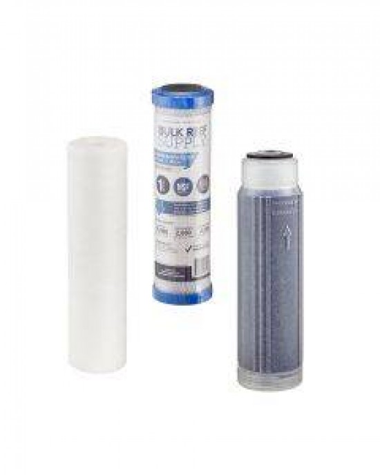 KLEANWATER 4 STAGE UPGRADE FILTER KIT - WITH REFILLABLE DI - BULK REEF SUPPLY