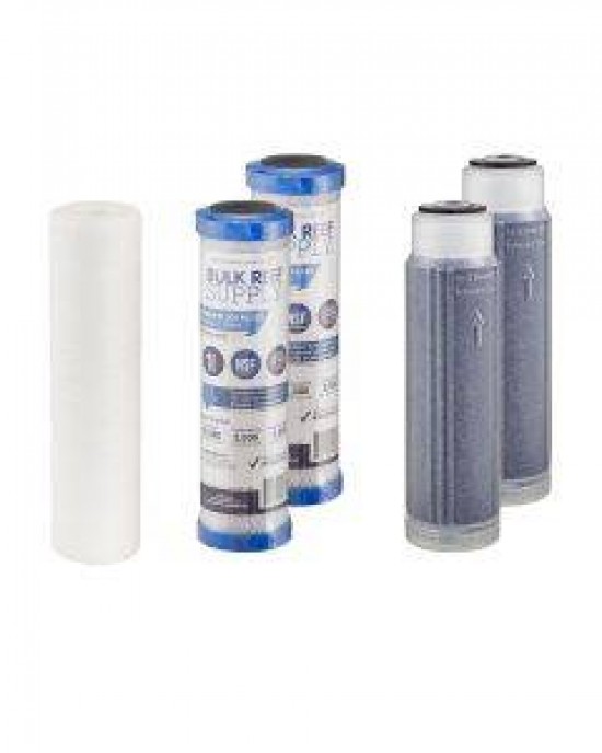 KLEANWATER 6 STAGE UPGRADE FILTER KIT - WITH REFILLABLE DI - BULK REEF SUPPLY