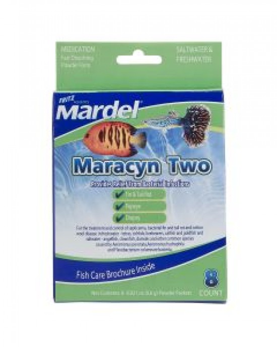 MARDEL MARACYN TWO BACTERIAL FISH TREATMENT - FRITZ AQUATICS