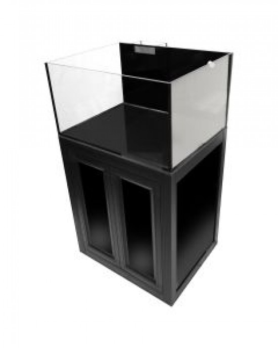 NUVO EXT 50 LAGOON AQUARIUM WITH BLACK APS STAND - INNOVATIVE MARINE