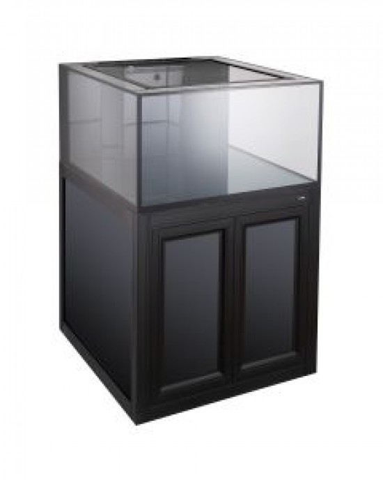 NUVO INT 112 AQUARIUM WITH BLACK APS STAND - INNOVATIVE MARINE