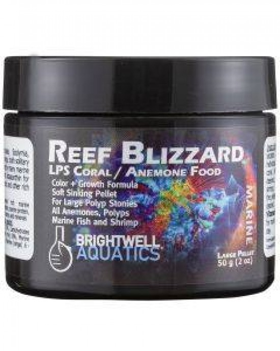 REEFBLIZZARD-LP - XTREME COLOR SOFT SINKING PELLET - FOR LPS ANEMONES - BRIGHTWELL AQUATICS