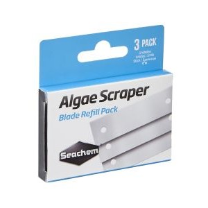REPLACEMENT METAL BLADES FOR SEACHEM ALGAE SCAPER (3 PACK) - SEACHEM
