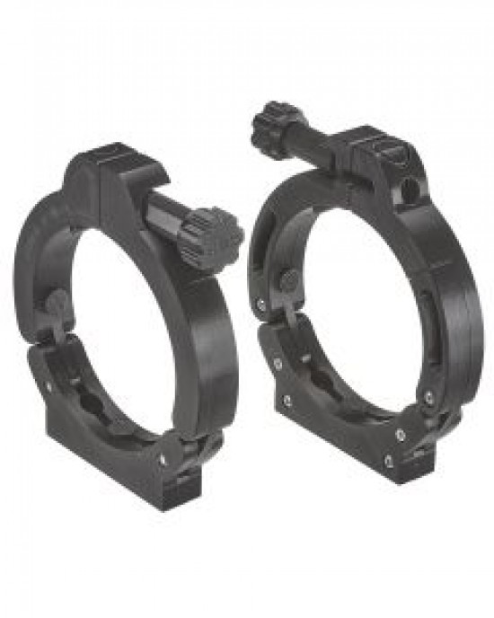 UV STERILIZER MOUNTING CLAMPS (2-PACK) - BLACK - NEAT AQUATICS