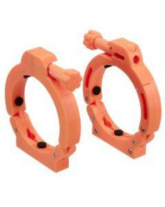 UV STERILIZER MOUNTING CLAMPS (2-PACK) - ORANGE - NEAT AQUATICS