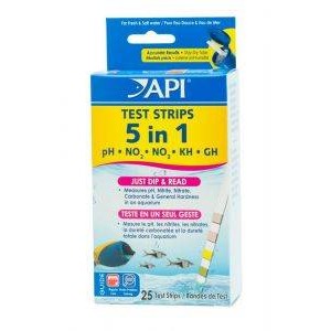 5 IN 1 AQUARIUM TEST STRIPS - API