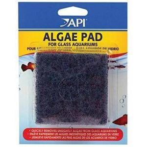 DOC WELLFISH`S HAND HELD ALGAE PAD (GLASS AQUARIUMS) 3 INCH X 3 INCH - API