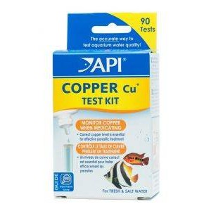 FRESHWATER/SALTWATER COPPER TEST KIT, TEST KIT OF 90 TESTS - API