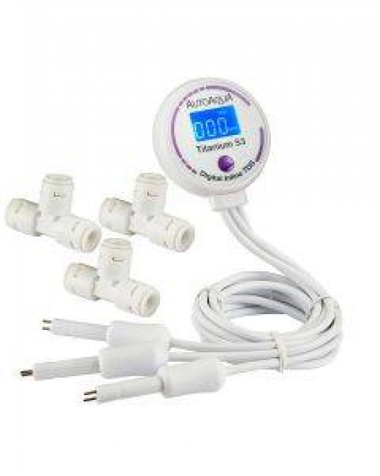 TITANIUM S3 - TRIPLE INLINE TDS METER - AUTOAQUA